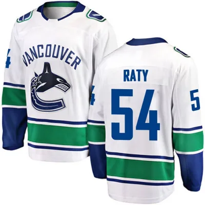 Men's Aatu Raty Vancouver Canucks Away Jersey - White Breakaway