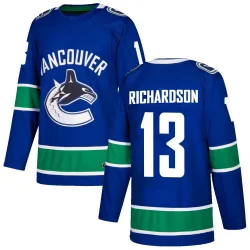 Men's Brad Richardson Vancouver Canucks Home Jersey - Blue Authentic