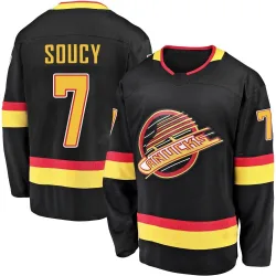 Men's Carson Soucy Vancouver Canucks 2019/20 Flying Skate Premier Jersey - Black Breakaway