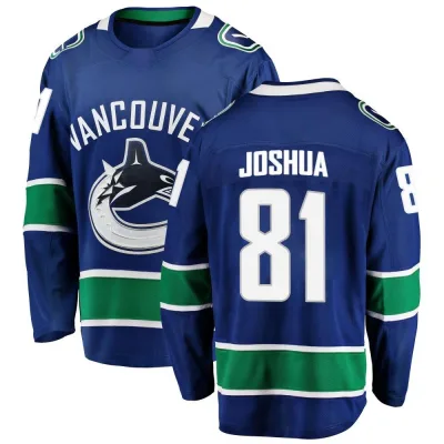 Men's Dakota Joshua Vancouver Canucks Home Jersey - Blue Breakaway