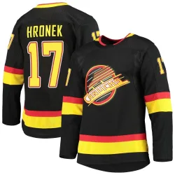 Men's Filip Hronek Vancouver Canucks Alternate Primegreen Pro Jersey - Black Authentic