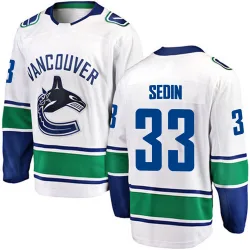 Men's Henrik Sedin Vancouver Canucks Away Jersey - White Breakaway