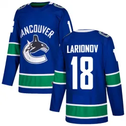 Men's Igor Larionov Vancouver Canucks Home Jersey - Blue Authentic