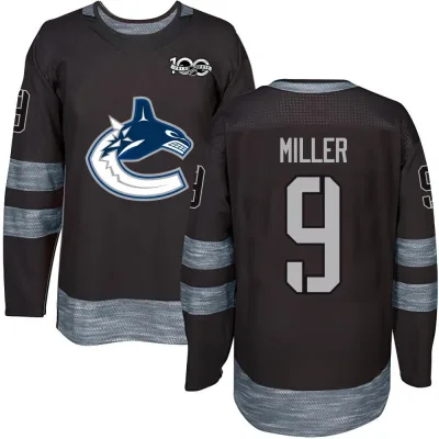 Men's J.T. Miller Vancouver Canucks 1917-2017 100th Anniversary Jersey - Black Authentic