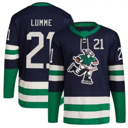 Men's Jyrki Lumme Vancouver Canucks Reverse Retro 2.0 Jersey - Navy Authentic