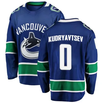 Men's Kirill Kudryavtsev Vancouver Canucks Home Jersey - Blue Breakaway