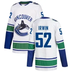 Men's Matt Irwin Vancouver Canucks Away Jersey - White Authentic