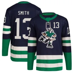 Men's Nathan Smith Vancouver Canucks Reverse Retro 2.0 Jersey - Navy Authentic