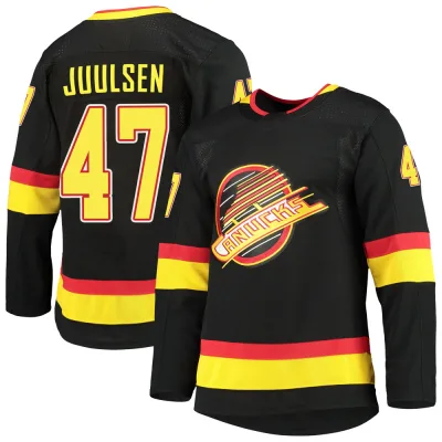 Men's Noah Juulsen Vancouver Canucks Alternate Primegreen Pro Jersey - Black Authentic