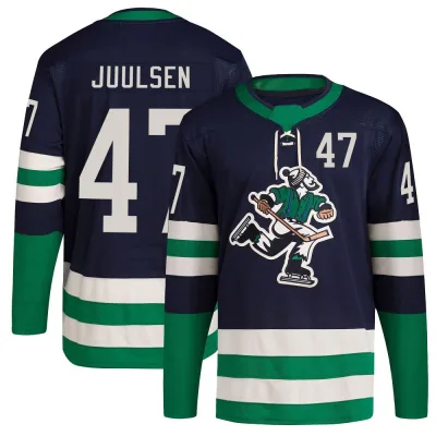 Men's Noah Juulsen Vancouver Canucks Reverse Retro 2.0 Jersey - Navy Authentic