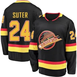 Men's Pius Suter Vancouver Canucks 2019/20 Flying Skate Premier Jersey - Black Breakaway