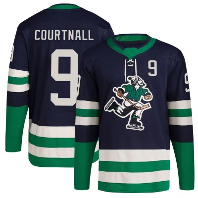 Men's Russ Courtnall Vancouver Canucks Reverse Retro 2.0 Jersey - Navy Authentic