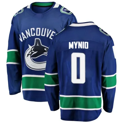 Men's Sawyer Mynio Vancouver Canucks Home Jersey - Blue Breakaway