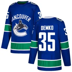 Men's Thatcher Demko Vancouver Canucks Home Jersey - Blue Authentic