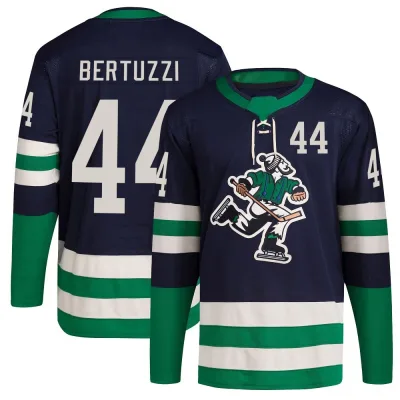 Men's Todd Bertuzzi Vancouver Canucks Reverse Retro 2.0 Jersey - Navy Authentic