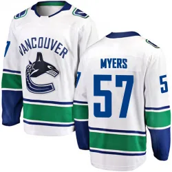 Men's Tyler Myers Vancouver Canucks Away Jersey - White Breakaway