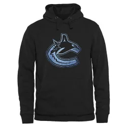 Men's Vancouver Canucks Rinkside Pond Hockey Pullover Hoodie - - Black