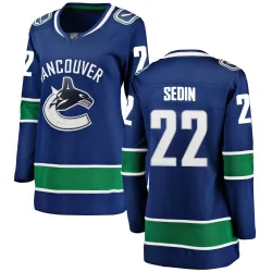 Women's Daniel Sedin Vancouver Canucks Home Jersey - Blue Breakaway