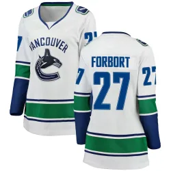 Women's Derek Forbort Vancouver Canucks Away Jersey - White Breakaway