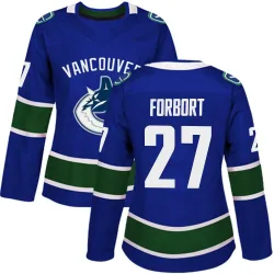 Women's Derek Forbort Vancouver Canucks Home Jersey - Blue Authentic