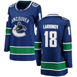 Women's Igor Larionov Vancouver Canucks Home Jersey - Blue Breakaway