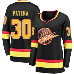 Women's Jiri Patera Vancouver Canucks 2019/20 Flying Skate Premier Jersey - Black Breakaway