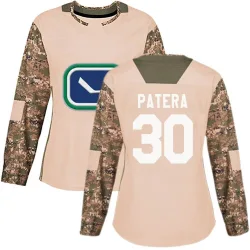 Women's Jiri Patera Vancouver Canucks Veterans Day Practice Jersey - Camo Authentic