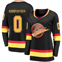 Women's Kirill Kudryavtsev Vancouver Canucks 2019/20 Flying Skate Premier Jersey - Black Breakaway