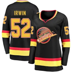 Women's Matt Irwin Vancouver Canucks 2019/20 Flying Skate Premier Jersey - Black Breakaway