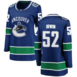 Women's Matt Irwin Vancouver Canucks Home Jersey - Blue Breakaway