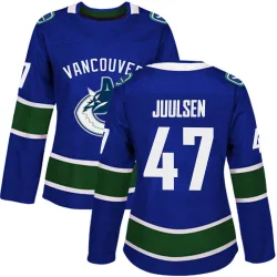 Women's Noah Juulsen Vancouver Canucks Home Jersey - Blue Authentic