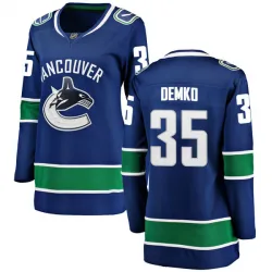 Women's Thatcher Demko Vancouver Canucks Home Jersey - Blue Breakaway