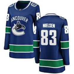 Women's Tristen Nielsen Vancouver Canucks Home Jersey - Blue Breakaway