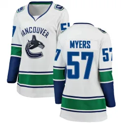 Women's Tyler Myers Vancouver Canucks Away Jersey - White Breakaway