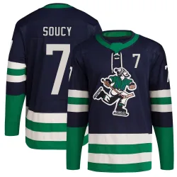 Youth Carson Soucy Vancouver Canucks Reverse Retro 2.0 Jersey - Navy Authentic