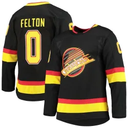 Youth Christian Felton Vancouver Canucks Alternate Primegreen Pro Jersey - Black Authentic