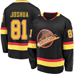 Youth Dakota Joshua Vancouver Canucks 2019/20 Flying Skate Premier Jersey - Black Breakaway