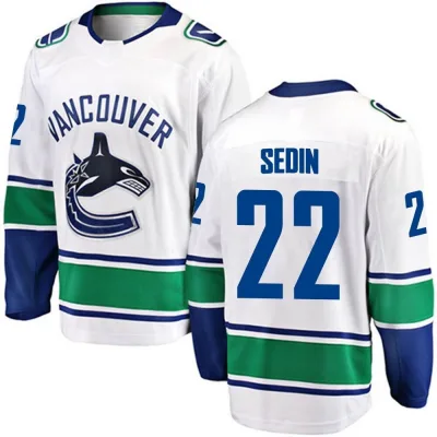 Youth Daniel Sedin Vancouver Canucks Away Jersey - White Breakaway