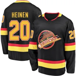 Youth Danton Heinen Vancouver Canucks 2019/20 Flying Skate Premier Jersey - Black Breakaway