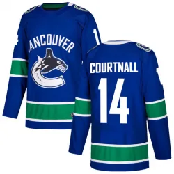 Youth Geoff Courtnall Vancouver Canucks Home Jersey - Blue Authentic