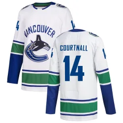 Youth Geoff Courtnall Vancouver Canucks zied Away Jersey - White Authentic