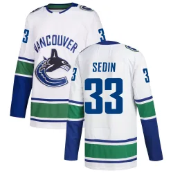 Youth Henrik Sedin Vancouver Canucks zied Away Jersey - White Authentic