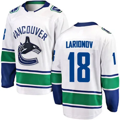 Youth Igor Larionov Vancouver Canucks Away Jersey - White Breakaway