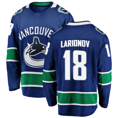 Youth Igor Larionov Vancouver Canucks Home Jersey - Blue Breakaway