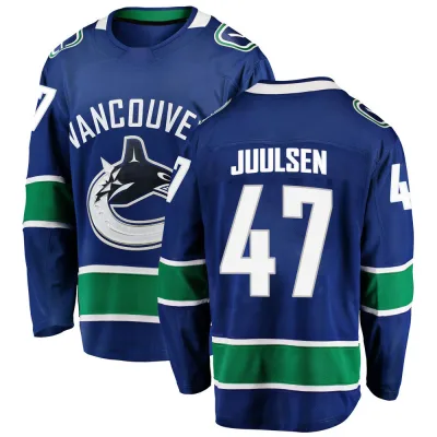 Youth Noah Juulsen Vancouver Canucks Home Jersey - Blue Breakaway