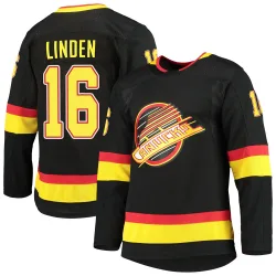 Youth Trevor Linden Vancouver Canucks Alternate Primegreen Pro Jersey - Black Authentic