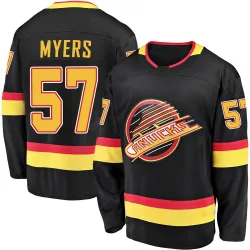 Youth Tyler Myers Vancouver Canucks 2019/20 Flying Skate Premier Jersey - Black Breakaway