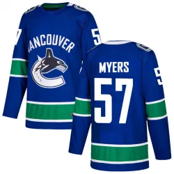 Youth Tyler Myers Vancouver Canucks Home Jersey - Blue Authentic